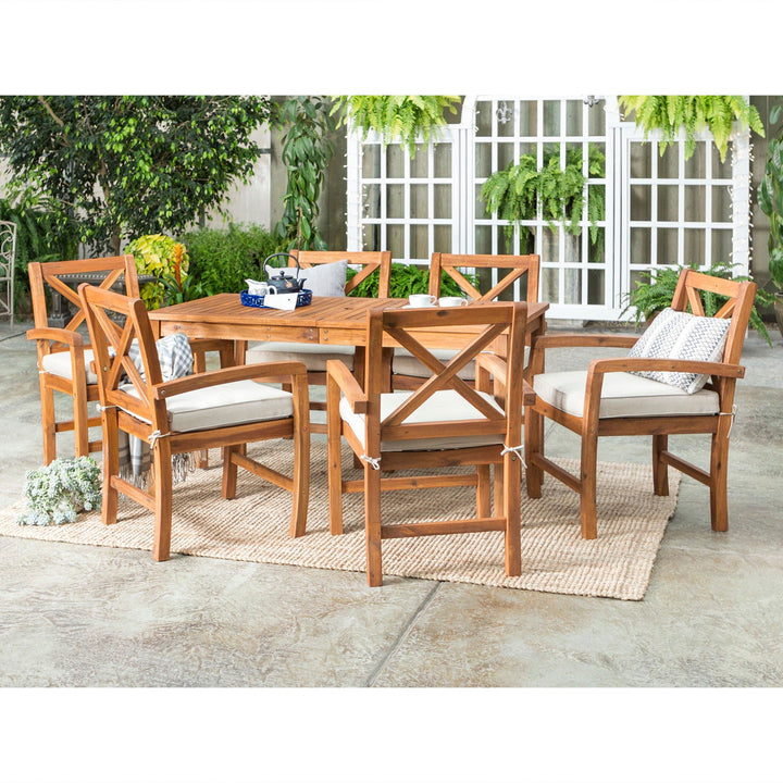 7-Piece Patio Dining Table Set - Mac & Mabel