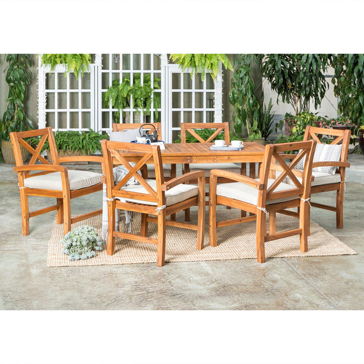 7-Piece Patio Dining Table Set - Mac & Mabel