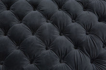 Load image into Gallery viewer, Divani Casa - Ritner Modern Black Velvet Curved Sectional Sofa

