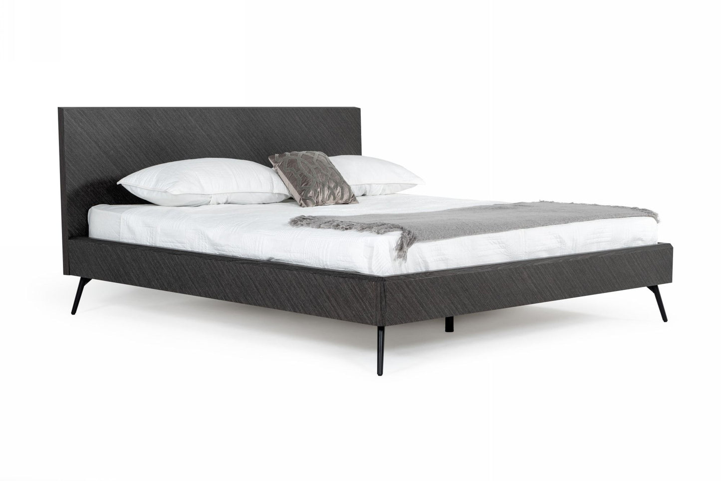 Modrest Gaige - Queen Modern Grey Elm Bed