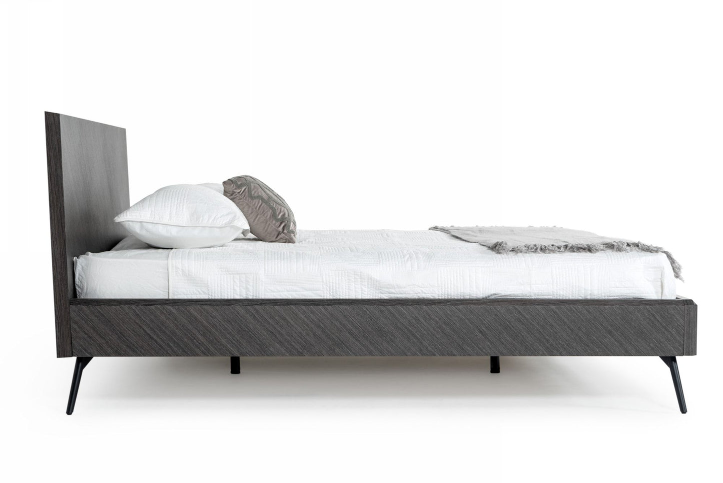 Modrest Gaige - Queen Modern Grey Elm Bed