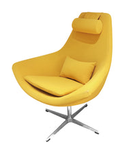 Load image into Gallery viewer, Modern Kenora - Modern Yellow Eco-Leather Accent Chair
