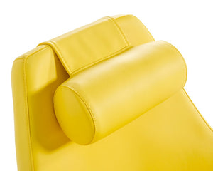 Modern Kenora - Modern Yellow Eco-Leather Accent Chair
