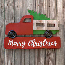 Load image into Gallery viewer, Christmas Truck Garden Stake
