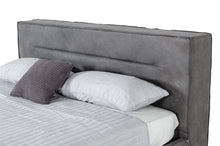 Load image into Gallery viewer, California King Lamod Italia Hollywood - Italian Contemporary Grey Leather Bed
