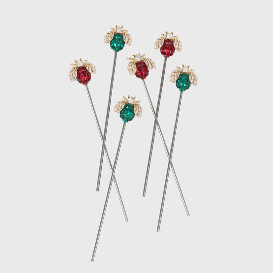 Sparkle Bee Swizzle Sticks