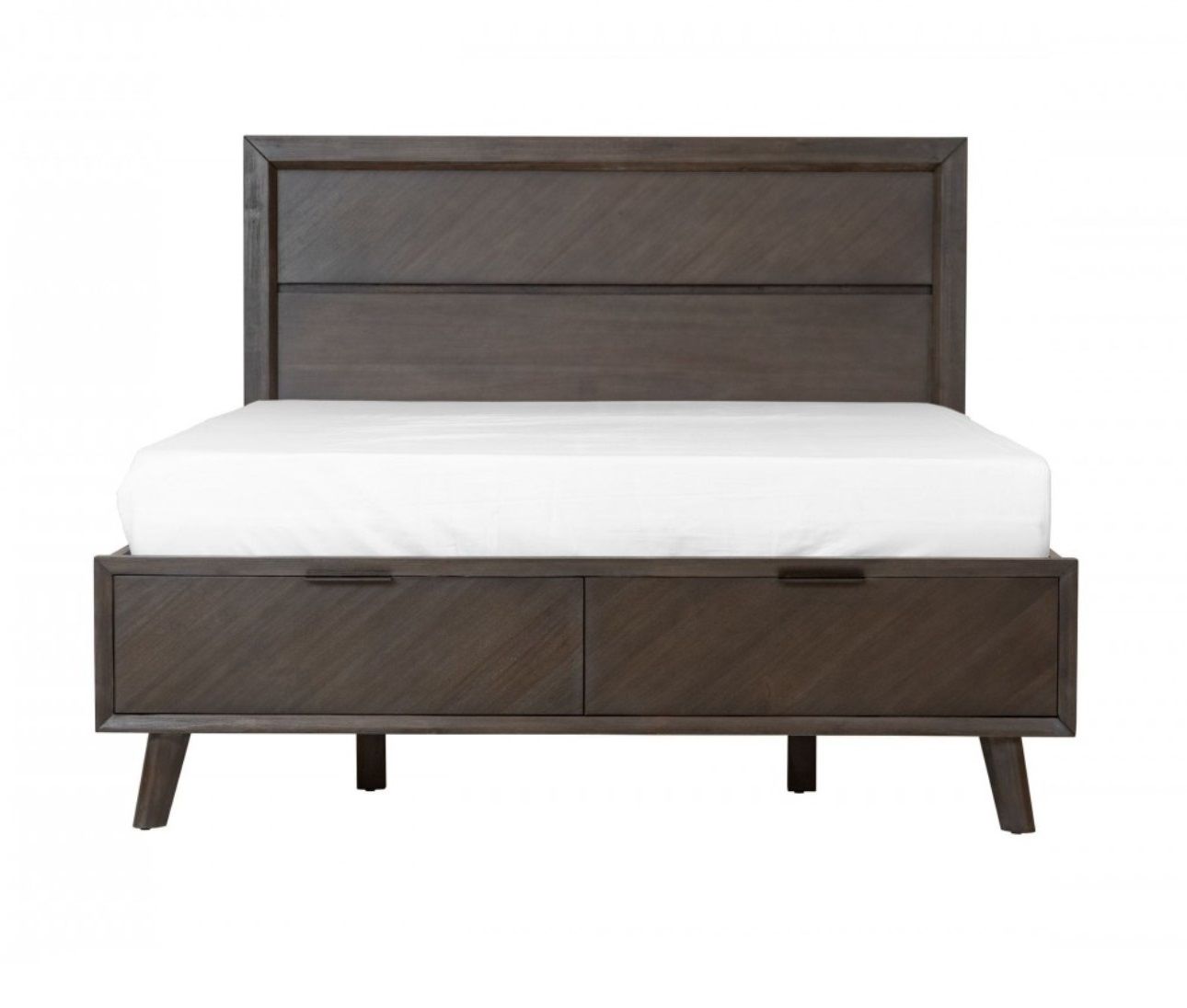 Modrest Roger - Queen Mid-century Acacia Bed