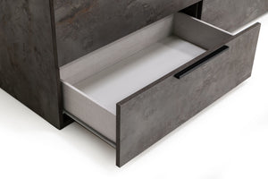 Nova Domus Ferrara - Modern Volcano Oxide Grey Dresser