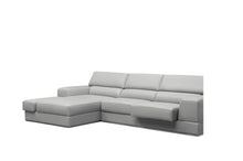 Load image into Gallery viewer, Divani Casa Pella  Mini - Modern Grey Italian Leather Left Facing Sectional Sofa
