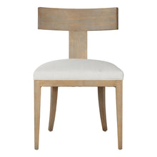 Load image into Gallery viewer, Modrest Fabien - Mid-Century Modern Beige Linen + Wood Dining Chair (Set of 2)
