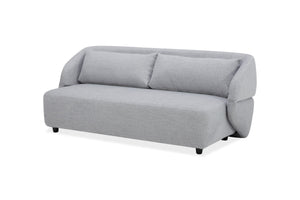 Divani Casa Lerner - Modern Light Grey Fabric Sofa Bed