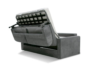 Divani Casa Revers - Italian Modern Grey Fabric 63" Sofa Bed