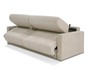 Divani Casa Revers - Italian Modern Sand Fabric 63" Sofa Bed