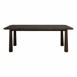 Modrest Rhea - Modern 87" Dark Acacia Rectangular Dining Table