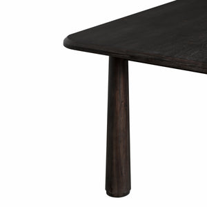 Modrest Rhea - Modern 87" Dark Acacia Rectangular Dining Table