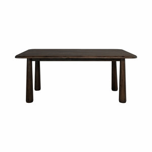 Modrest Rhea - Modern 71" Dark Acacia Rectangular Dining Table