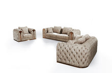 Load image into Gallery viewer, Divani Casa Dosie - Transitional Beige Velvet Chair
