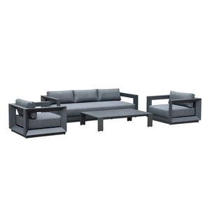 Renava Vista - Modern Outdoor Grey Sofa Set