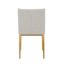 Load image into Gallery viewer, Modrest Mimi  - Modern Light Grey Fabric + Antique Brass Dining Chair (Set of 2)
