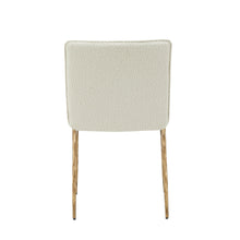 Load image into Gallery viewer, Modrest Atlanta - Modern Off-White Fabric &amp; Brass Dining Chair
