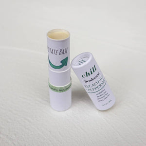 Natural Deodorant Stick - Eucalyptus & Peppermint: Mini (0.7oz)