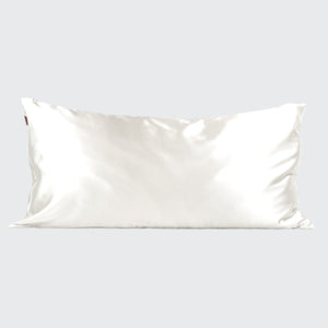 King Satin Pillowcase, Ivory
