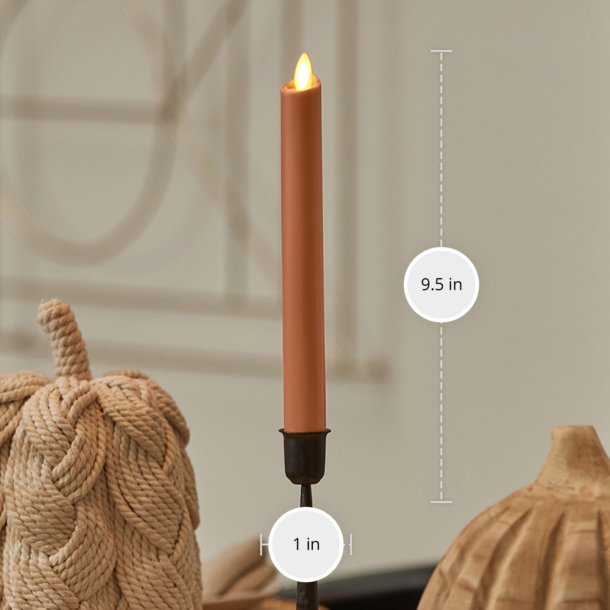 Adobe Flameless Candle Taper