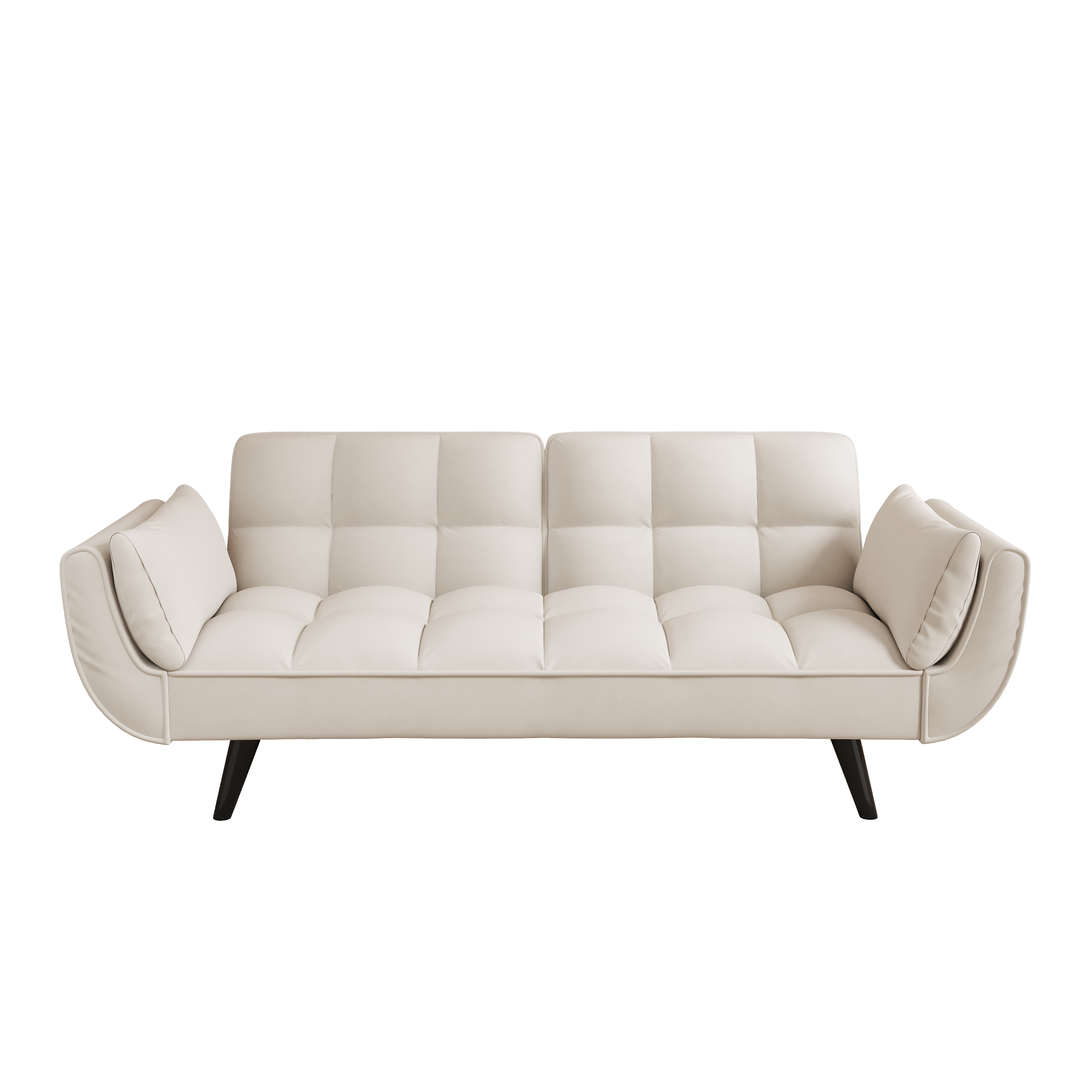 Walker Edison | Velvet Loveseat Convertible Sofa Bed