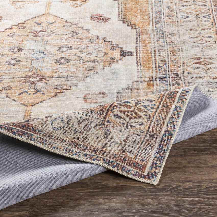 Kwadijk Traditional Washable Rug, Camel