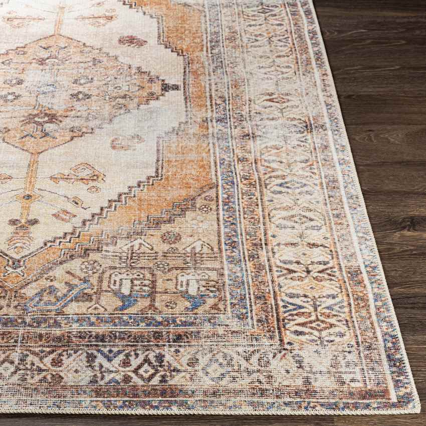 Kwadijk Traditional Washable Rug, Camel