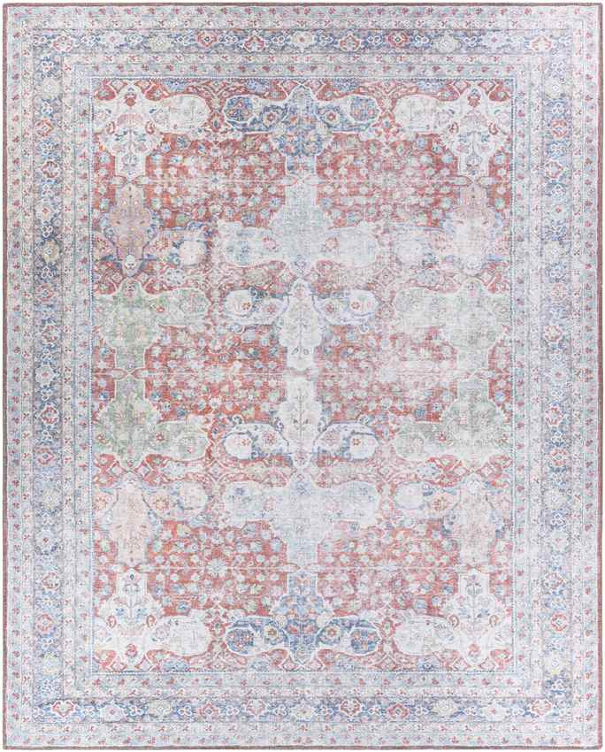 North Riverside Traditional Washable Rug, Blush