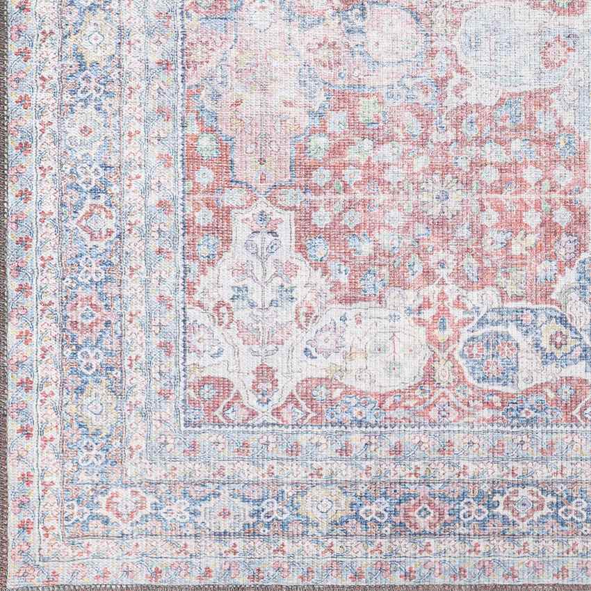 North Riverside Traditional Washable Rug, Blush