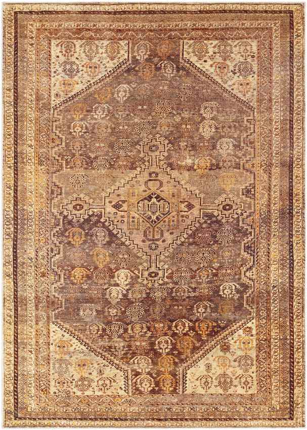 University Park Traditional Washable Rug, Saffron