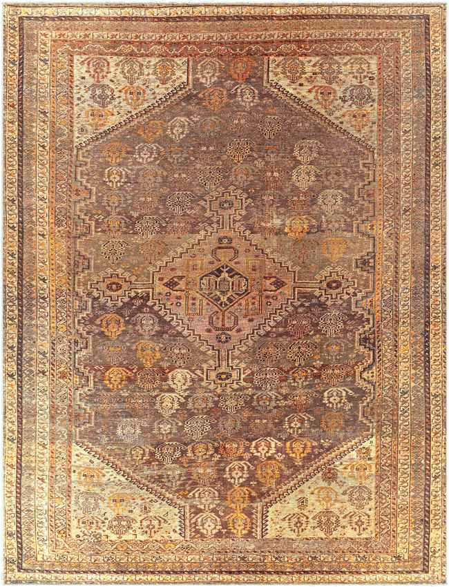 University Park Traditional Washable Rug, Saffron