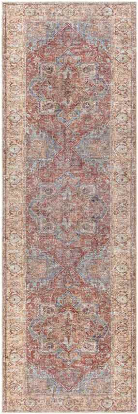 Villa Park Traditional Washable Rug, Beige