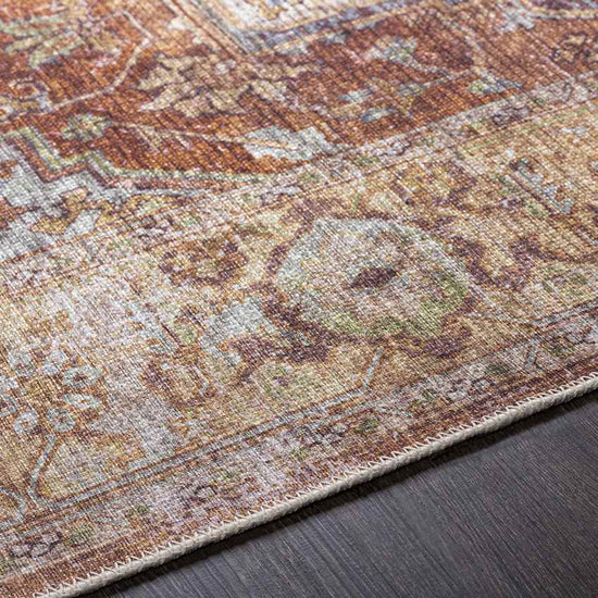 Villa Park Traditional Washable Rug, Beige