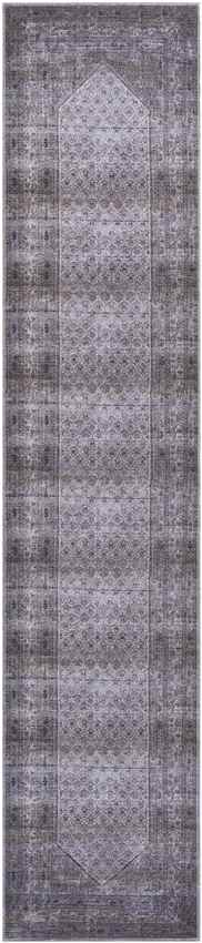 Hayri Traditional Washable Rug, Medium Gray