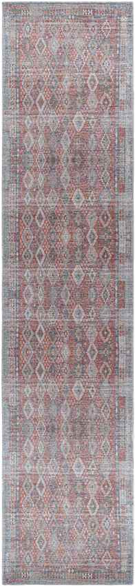 Michigantown Traditional Washable Rug, Burnt Orange