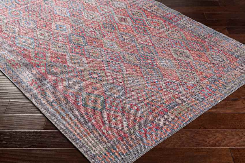 Michigantown Traditional Washable Rug, Burnt Orange