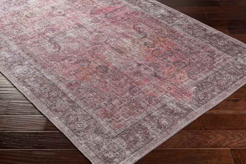 Millersburg Traditional Washable Rug, Red