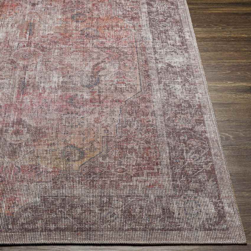 Millersburg Traditional Washable Rug, Red