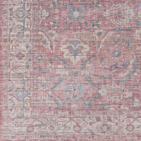 Milltown Traditional Washable Rug, Red