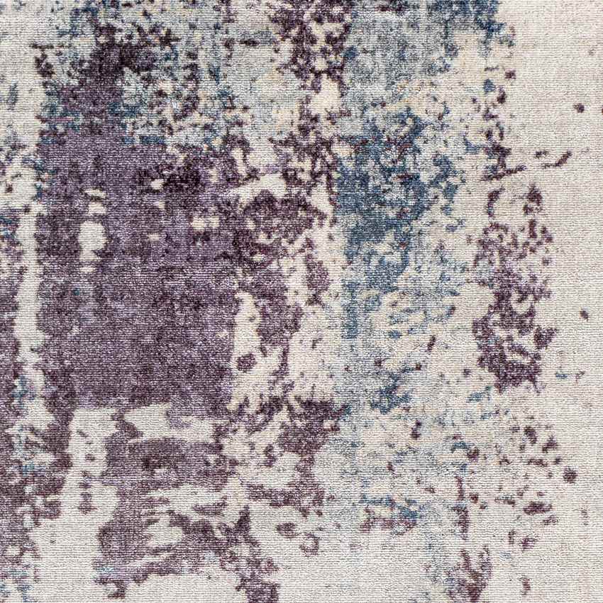 Utica Modern Washable Rug, Dark Purple