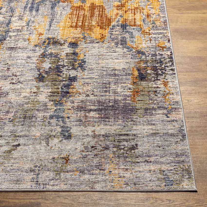 Van Buren Modern Washable Rug, Charcoal