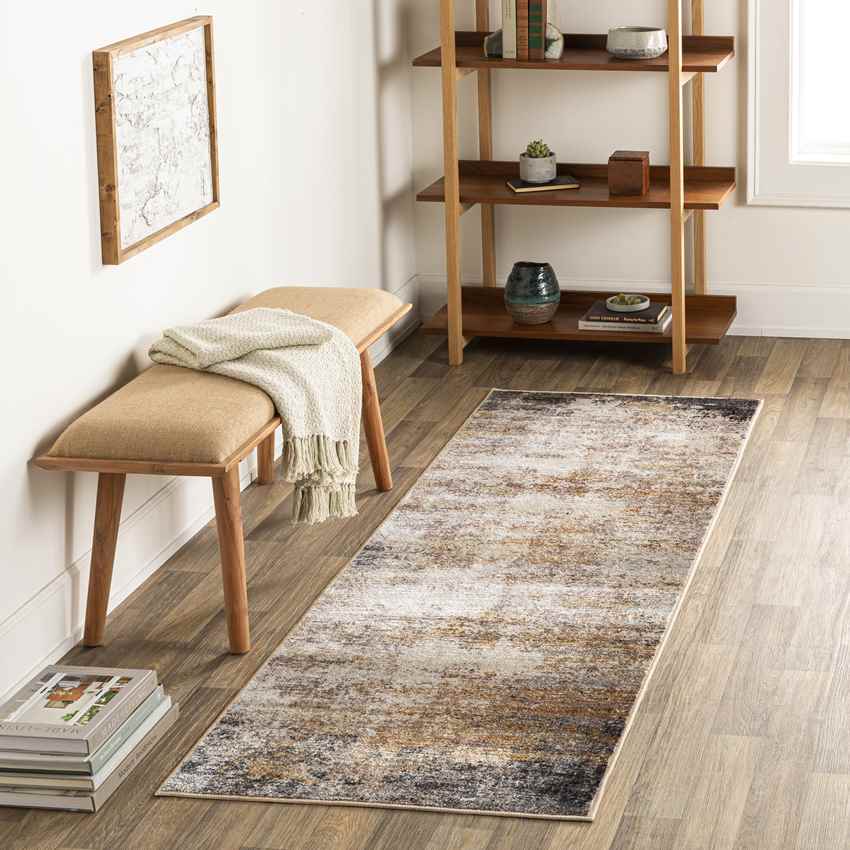 Wakarusa Modern Washable Rug, Beige