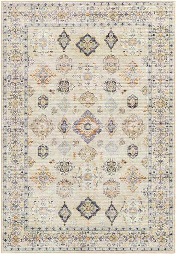 Park Forest Traditional Washable Rug, Beige