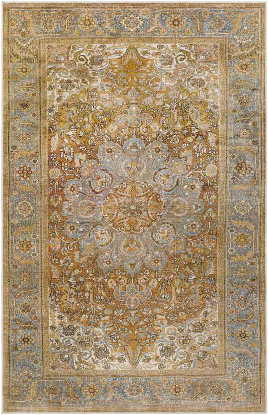 St Francisville Traditional Washable Rug, Camel