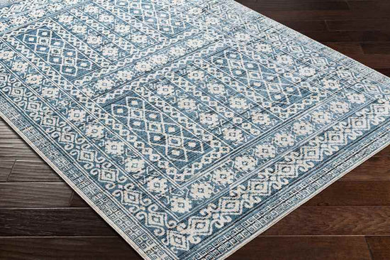 St Leon Global Washable Rug, Sky Blue