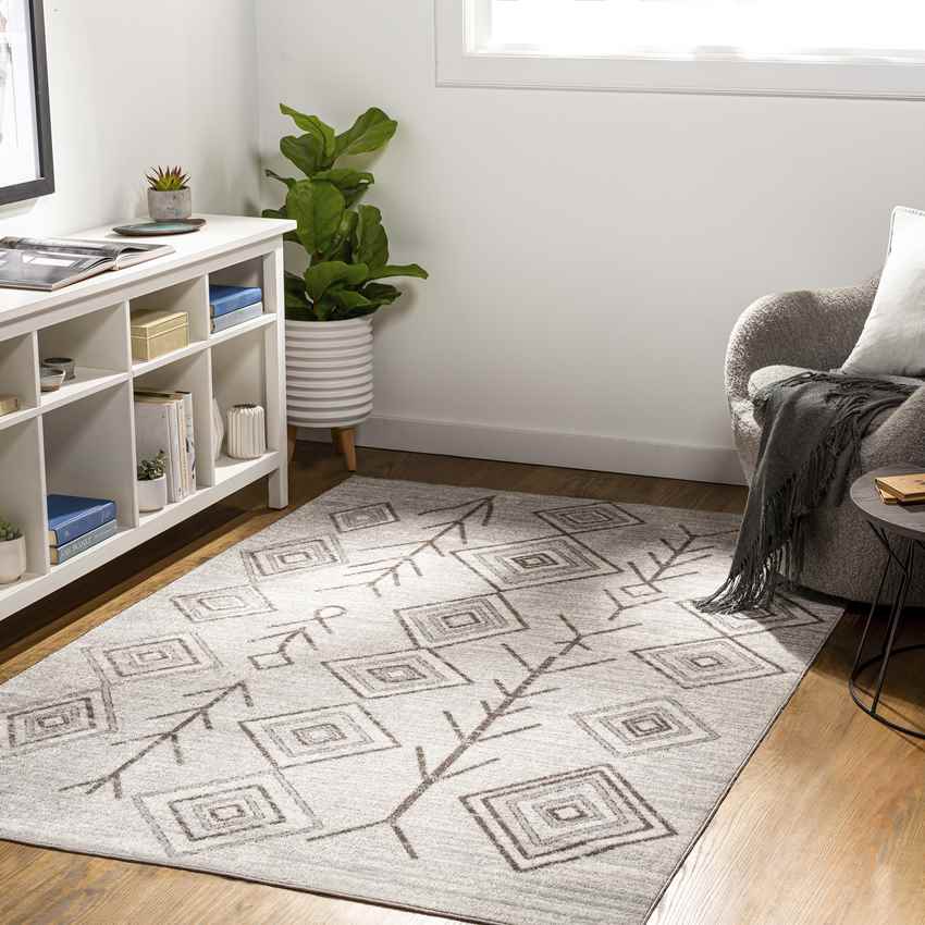 Seelyville Global Washable Rug, Beige