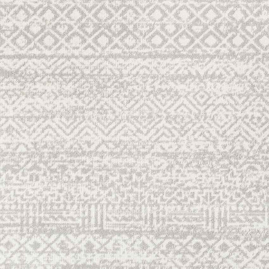 Waynetown Global Washable Rug, Light Gray